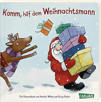 Komm, hilf dem Weihnachtsmann: Ein weihnachtliches Mitmachbuch ab 2 Jahren